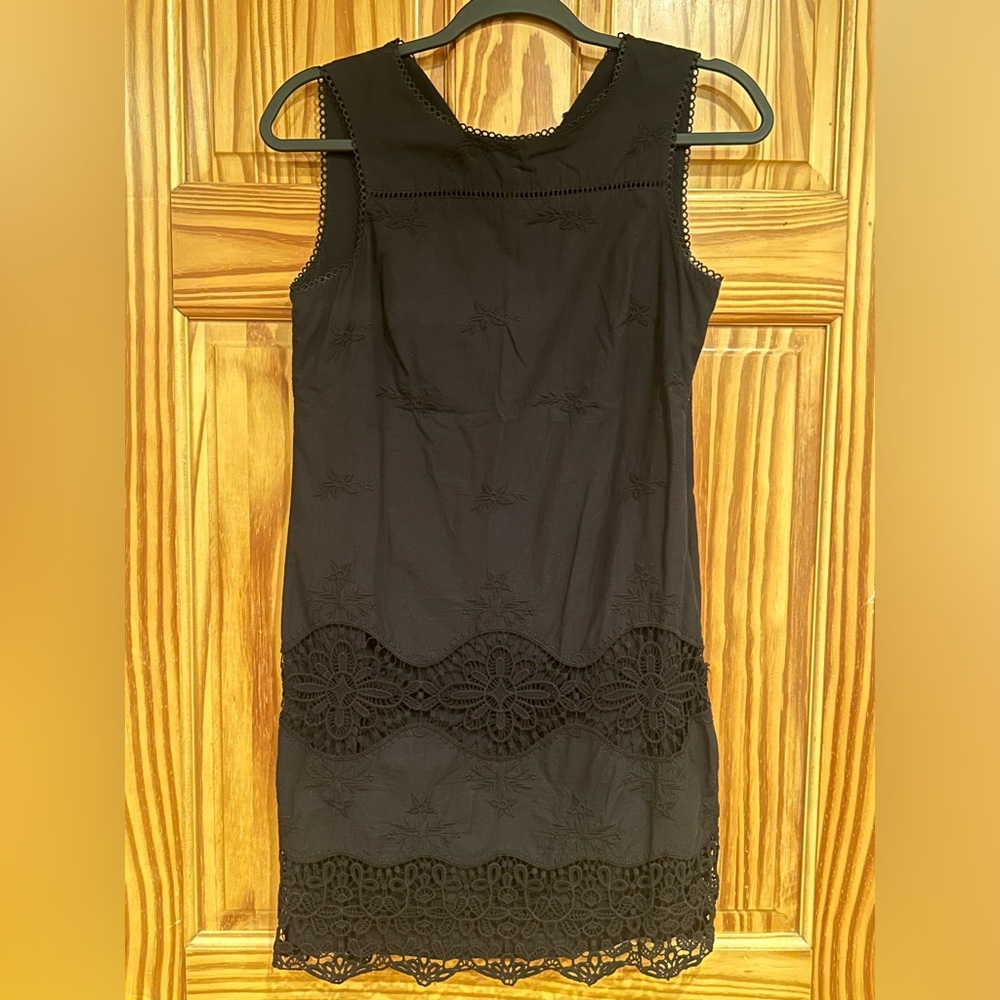 Black Lace Mini Dress